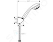 Hansgrohe Crometta 85 - Sprchová souprava Mono, 1 proud, chrom 27576000
