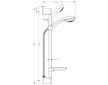 Hansgrohe Crometta 85 - Sprchová souprava Vario, 9 cm, 2 proudy, chrom 27764000
