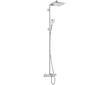 Hansgrohe Crometta - Set Showerpipe E 240 s vanovým termostatem, 2 proudy, chrom 27298000