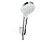 Hansgrohe Crometta - Set sprchové hlavice, 2 proudy, držáku a hadice, EcoSmart, bílá/chrom 26694400