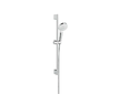 Hansgrohe Crometta - Set sprchové hlavice, 2 proudy, tyče a hadice, Green 6 l/min, bílá/chrom 26555400
