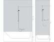 Hansgrohe Crometta - Set sprchové hlavice, tyče a hadice, bílá/chrom 26537400