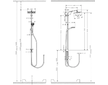 Hansgrohe Crometta - Sprchová souprava E 240 Showerpipe pro renovace, EcoSmart 9 l/min, chrom 27289000
