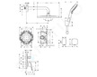 Hansgrohe Crometta - Sprchový set E 240, s baterií Logis pod omítku, chrom 27957000