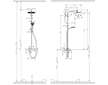 Hansgrohe Crometta - Sprchový set Showerpipe S 240 s baterií, chrom 27269000
