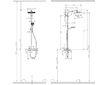 Hansgrohe Crometta - Sprchový set Showerpipe S 240 s baterií, chrom 27269000
