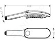 Hansgrohe DogShower - Sprchová hlavice 150, 3 proudy, masážní trysky, matná černá 26640670
