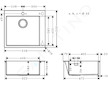 Hansgrohe Dřezy - Vestavný dřez S711-F450, nerezová ocel 43301800