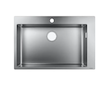 Hansgrohe Dřezy - Vestavný dřez S711-F660, nerezová ocel 43302800