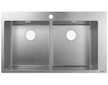 Hansgrohe Dřezy - Vestavný dřez S711-F765, nerezová ocel 43303800