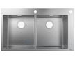 Hansgrohe Dřezy - Vestavný dřez S712-F765, nerezová ocel 43311800