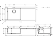 Hansgrohe Dřezy - Vestavný dřez S718-F450, nerezová ocel 43332800