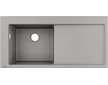 Hansgrohe Dřezy - Vestavný granitový dřez S5110-F45, betonová šedá 43330380