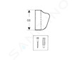 Hansgrohe Držáky - Nástěnný držák sprchy, chrom 28321000