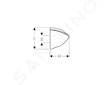 Hansgrohe Držáky - Nástěnný držák sprchy Porter'C, chrom 27521000
