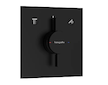 Hansgrohe DuoTurn E - Baterie pod omítku, pro 2 spotřebiče, matná černá 75417670