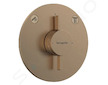 Hansgrohe DuoTurn S - Baterie pod omítku, pro 2 spotřebiče, kartáčovaný bronz 75418140