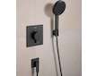 Hansgrohe Ecostat Comfort E - Termostatická baterie pod omítku, kartáčovaný černý chrom 33710340
