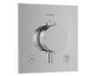 Hansgrohe Ecostat Comfort E - Termostatická baterie pod omítku, pro 2 spotřebiče, chrom 33711000