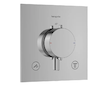 Hansgrohe Ecostat Comfort E - Termostatická baterie pod omítku, pro 2 spotřebiče, chrom 33711000