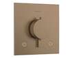 Hansgrohe Ecostat Comfort E - Termostatická baterie pod omítku, pro 2 spotřebiče, kartáčovaný bronz 33711140