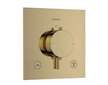 Hansgrohe Ecostat Comfort E - Termostatická baterie pod omítku, pro 2 spotřebiče, leštěný vzhled zlata 33711990