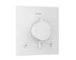 Hansgrohe Ecostat Comfort E - Termostatická baterie pod omítku, pro 2 spotřebiče, matná bílá 33711700