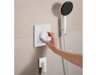 Hansgrohe Ecostat Comfort E - Termostatická baterie pod omítku, pro 2 spotřebiče, matná bílá 33711700