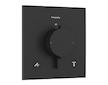 Hansgrohe Ecostat Comfort E - Termostatická baterie pod omítku, pro 2 spotřebiče, matná černá 33711670
