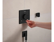 Hansgrohe Ecostat Comfort E - Termostatická baterie pod omítku, pro 2 spotřebiče, matná černá 33711670