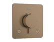 Hansgrohe Ecostat Comfort Q - Termostatická baterie pod omítku, pro 2 spotřebiče, kartáčovaný bronz 33713140