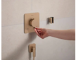 Hansgrohe Ecostat Comfort Q - Termostatická baterie pod omítku, pro 2 spotřebiče, kartáčovaný bronz 33713140