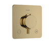 Hansgrohe Ecostat Comfort Q - Termostatická baterie pod omítku, pro 2 spotřebiče, leštěný vzhled zlata 33717990
