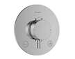 Hansgrohe Ecostat Comfort S - Termostatická baterie pod omítku, pro 2 spotřebiče, chrom 33718000