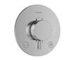 Hansgrohe Ecostat Comfort S - Termostatická baterie pod omítku, pro 2 spotřebiče, chrom 33718000