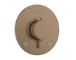 Hansgrohe Ecostat Comfort S - Termostatická baterie pod omítku, pro 2 spotřebiče, kartáčovaný bronz 33715140