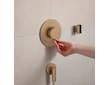 Hansgrohe Ecostat Comfort S - Termostatická baterie pod omítku, pro 2 spotřebiče, kartáčovaný bronz 33715140