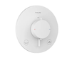 Hansgrohe Ecostat Comfort S - Termostatická baterie pod omítku, pro 2 spotřebiče, matná bílá 33718700