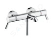 Hansgrohe Ecostat Comfort - Termostatická vanová baterie Care, prodloužené rukojeti, chrom 13115000