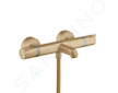 Hansgrohe Ecostat Comfort - Termostatická vanová baterie, kartáčovaný bronz 13114140