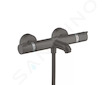 Hansgrohe Ecostat Comfort - Termostatická vanová baterie, kartáčovaný černý chrom 13114340