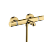 Hansgrohe Ecostat Comfort - Termostatická vanová baterie, leštěný vzhled zlata 13114990