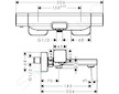Hansgrohe Ecostat E - Termostatická vanová baterie, chrom 15774000