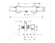 Hansgrohe Ecostat Fine - Termostatická sprchová baterie, chrom 13323000