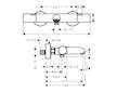 Hansgrohe Ecostat Fine - Termostatická vanová baterie, chrom 13325000