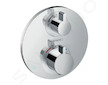 Hansgrohe Ecostat S - Termostatická sprchová baterie pod omítku s uzavíracím ventilem, chrom 15757000