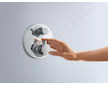 Hansgrohe Ecostat S - Termostatická sprchová baterie pod omítku s uzavíracím ventilem, chrom 15757000
