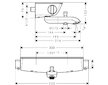 Hansgrohe Ecostat Select - Termostatická vanová baterie, chrom 13141000
