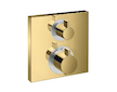 Hansgrohe Ecostat Square - Termostatická baterie pod omítku pro 2 spotřebiče, zlatá 15714990