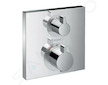 Hansgrohe Ecostat Square - Termostatická baterie pod omítku s uzavíracím ventilem, chrom 15714000